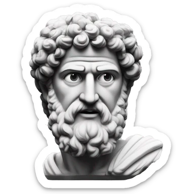 "A dark landscape image of an ancient greek society deeply connected to stoicism, black and white, ancient greek architecture, include one single big statue of a stereotypical strong greek man, marcus aurelius --ar 16:9 --style G4JuqKlERum6vZGYhO9USsL"
 sticker