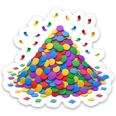 Konfetti  sticker