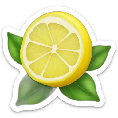 sweet lemon te a sticker