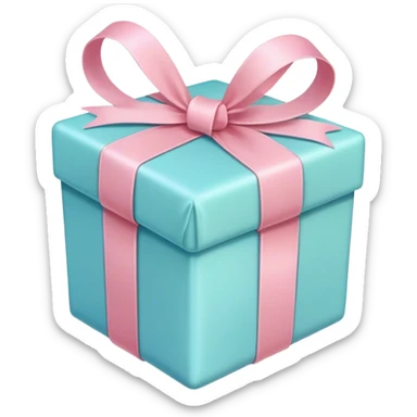 pastel present sticker