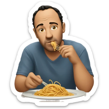 Dave Matthews eating spaghetti sticker