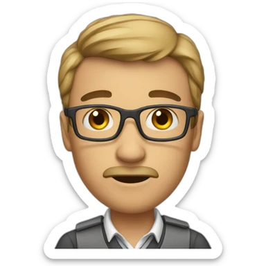 A teacher who is very cruel sticker