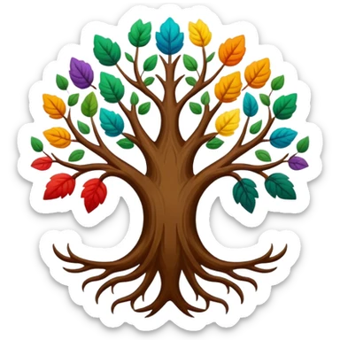 created a highly detailed but manly looking family genealogy logo with multiple colors and make sure to include the name Odlin sticker