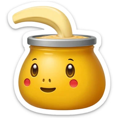 Pássaro com corpo cinza, cabeça amarela, bochechas vermelhas, topete amarelo e cauda cinza longa sticker