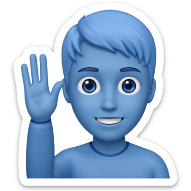 saying hello avatar sticker