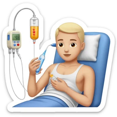 colocación de vitamina intravenosa sticker