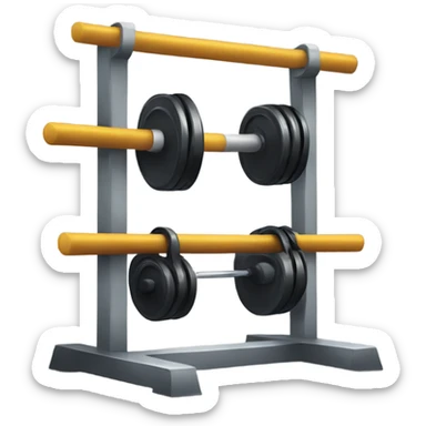 Weight rack sticker