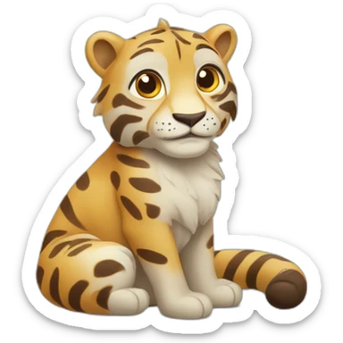 Un parc animalier inondé sticker