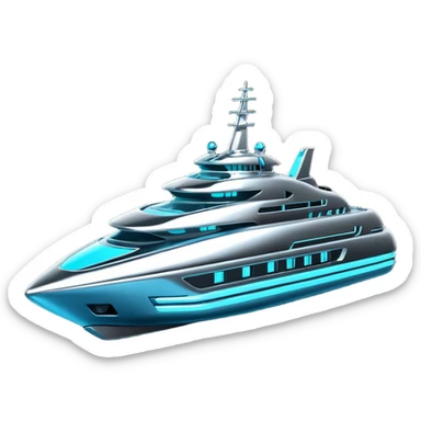 Create a highly polished, 3D game UI–style illustration of a SHIP sticker