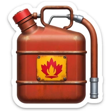 petrol canister sticker