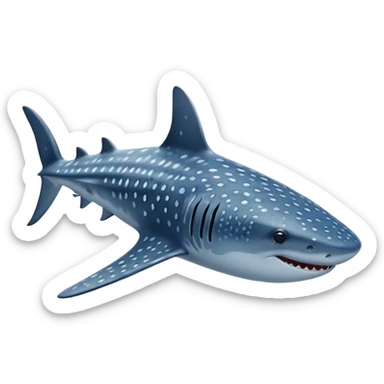 Whale shark sticker