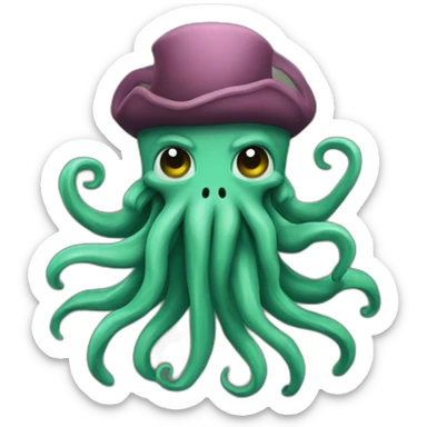 Davy Jones with tentacles sticker