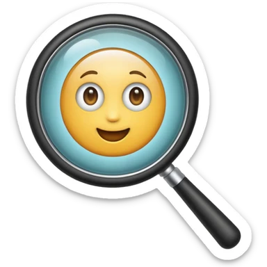 Magnifying Glasse sticker