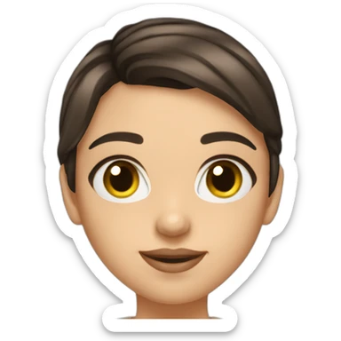 selfie-of-a-brunette-girl-wearing-a-seethrough-top sticker