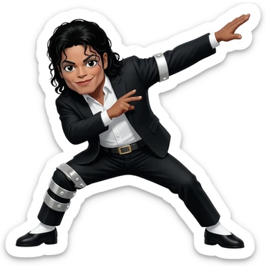 michael jackson dab sticker