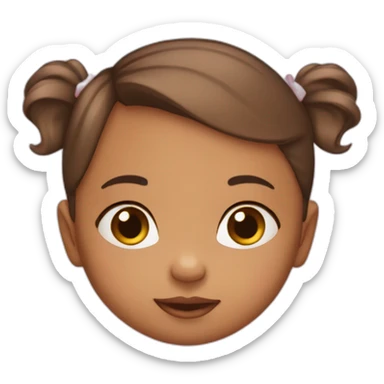 New baby girl  sticker