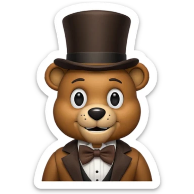 Freddy fazbear sticker