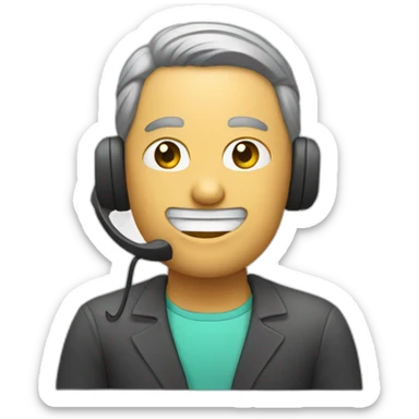 persona usando un teléfono sticker