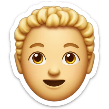 Chinese food face sticker