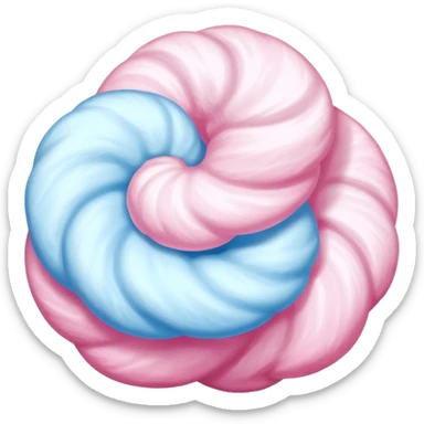 Cotton Candy sticker