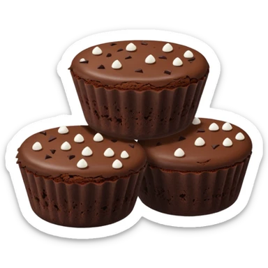 Triple Chocolate Brownie Bites sticker