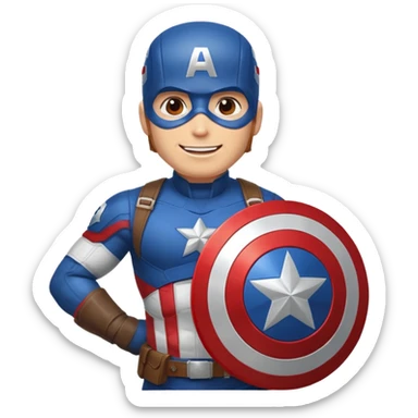 Captain America Emojis sticker