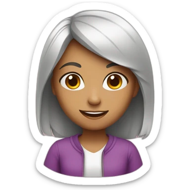 healthy girl sticker