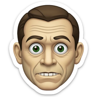 Lon Chaney Jr hazel eyes sticker