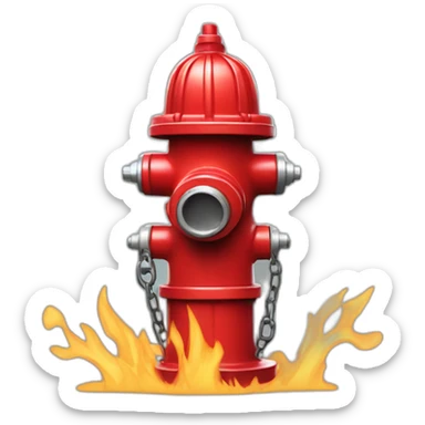 cute fire hydrant sticker