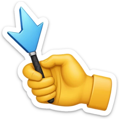 👉 Backhand Index Pointing Right Emoji in hex A80000 sticker