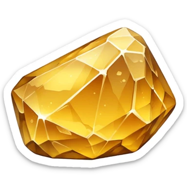 Salt rock a yellowish color sticker