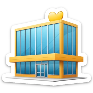 Card Market shop building sticker