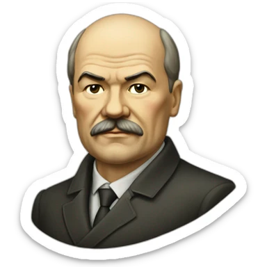 Lenin, URSS leader sticker