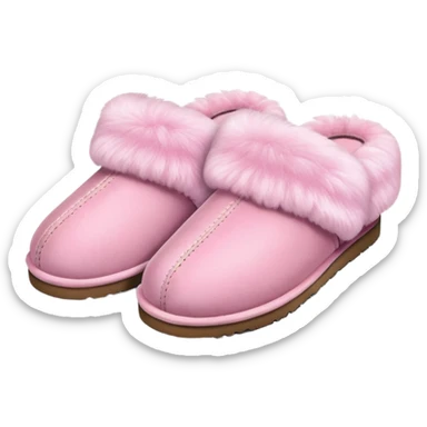 Ugg slippers in pink sticker