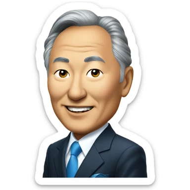 Nazarbaev President of Kazakhstan sticker
