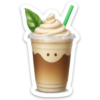 iced latte creamy sticker