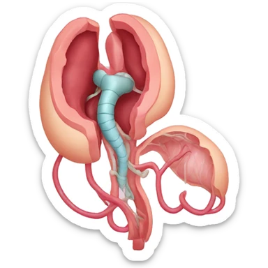 Gastric anatomy  sticker