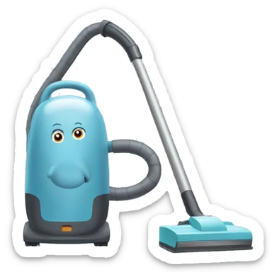 vacuum cleaner with elephant sticker
