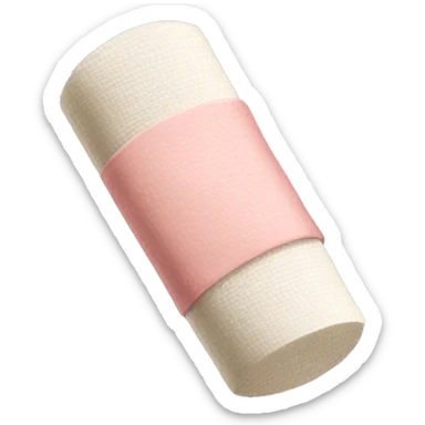 Pale pink bandaid  sticker