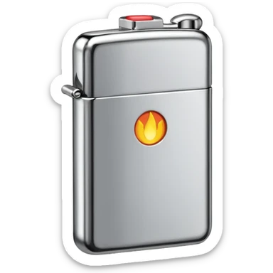 hipster lighter sticker