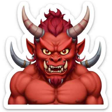 demonio japones sticker