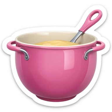pink Mixing bowl sticker