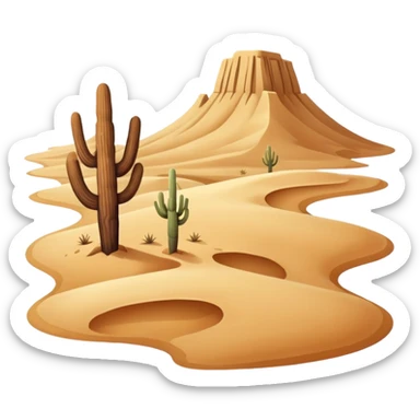 Desert sticker