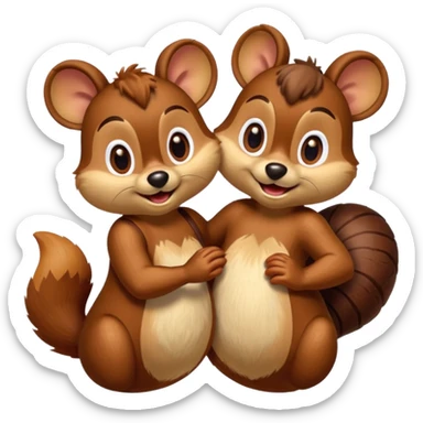 Chip and dale sticker