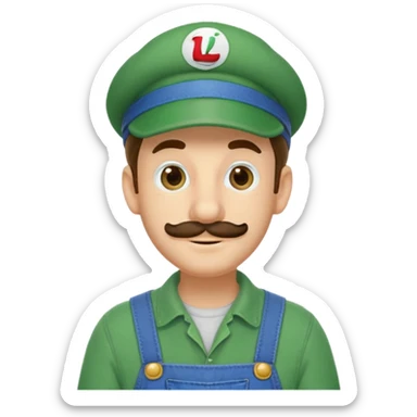 Luigi sticker