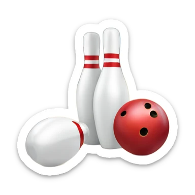 Bowling 10pm sticker