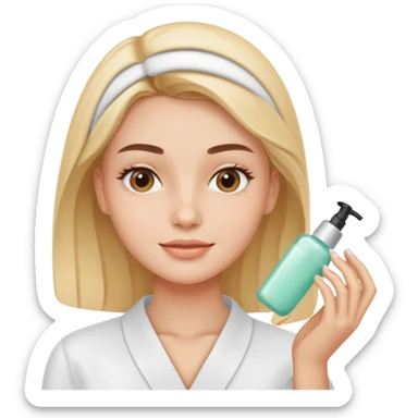 skincare routine sticker