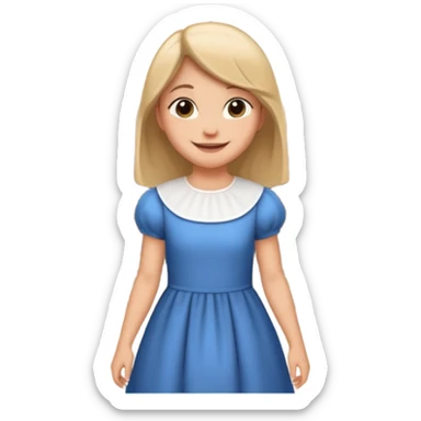 girl go to the church sticker