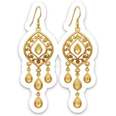 Earring of jimmiki sticker