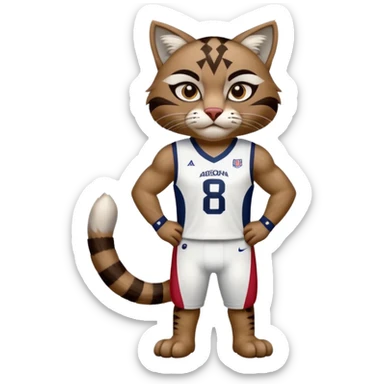 Arizona Wildcats mascot sticker